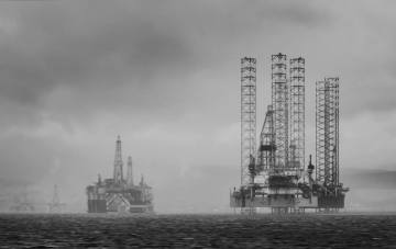 Roger Care: Cromarty Oil Rigs - 20