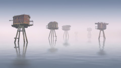 Peter North: Maunsell Forts, Thames Estuary - 20