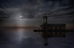 Peter-North_Normanton-Church-by-Moonlight
