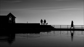 1st Place: Linda Marshall, Walking Silhouettes