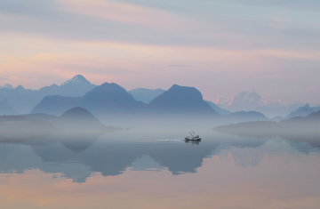 2nd Place: Peter North, Fishing at Dawn